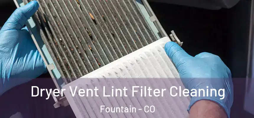 Dryer Vent Lint Filter Cleaning Fountain - CO